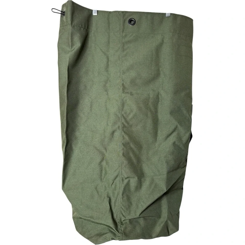 USGI Military Duffel Bag Top Load Sea Bag With Straps OD‎ Green 8465-01-117-8699